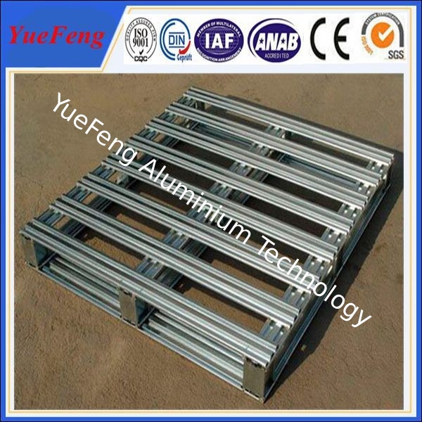 Metal aluminum pallet, 3 Runner Bolted Aluminum Pallet with Recyclable affordable