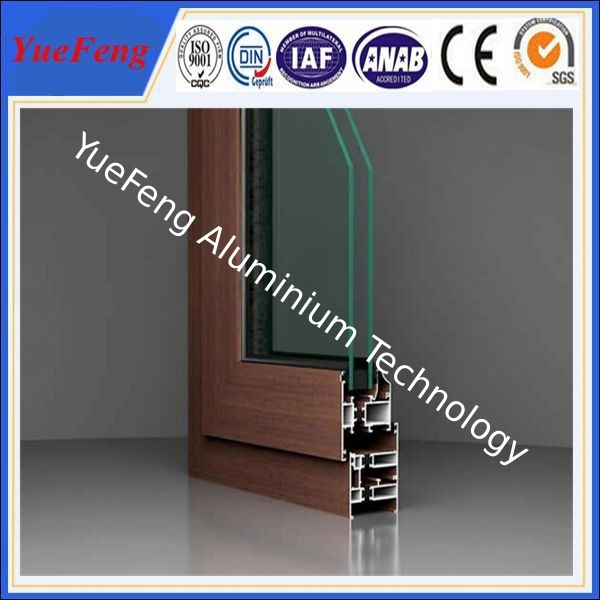 china big factory aluminum extrusion for windows and doors frame manufacturer