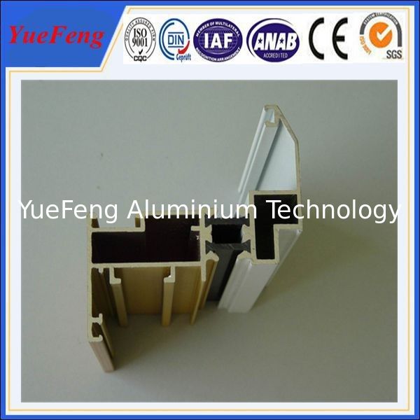 yuefeng aluminium profiles china manufacturer,grey powder coating aluminum window frames
