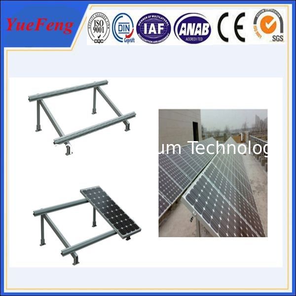 Single cloumn Steel solar panel mounting bracket, Solar panel roof mount kit