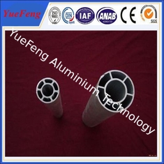 Customized aluminium extruded pipe, 6063 aluminium extruded alloy round tube