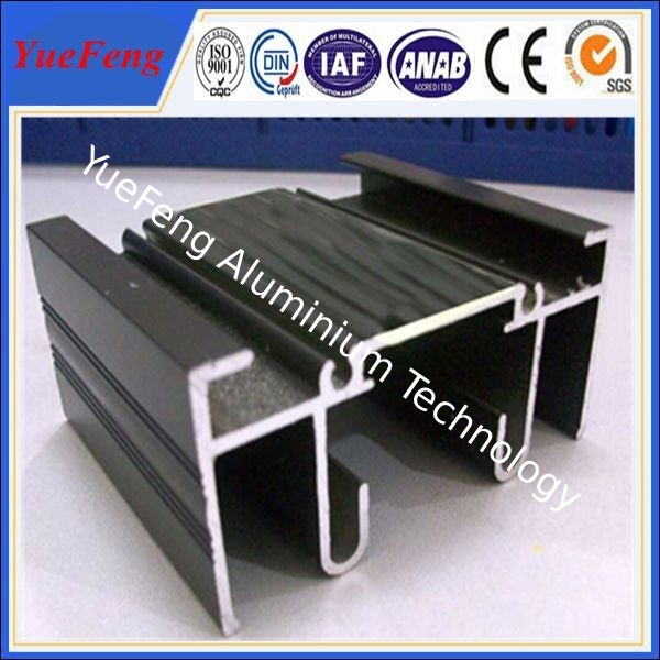 Aluminium sigma profile, black anodizing aluminum extrusion for sales
