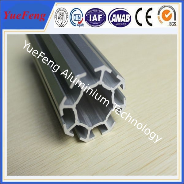 6063 t5 aluminum profile for exhibition booth, easy to assemble aluminium tubes